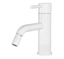 Смеситель для биде с поворотным изливом,белый матовый FELICE 0645 BIANCO OPACO