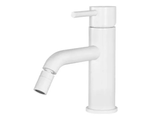Смеситель для биде с поворотным изливом,белый матовый FELICE 0645 BIANCO OPACO