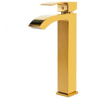 Смеситель для накладной раковины,золото глянцевое FELICE 1025 ORO