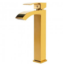 Смеситель для накладной раковины,золото глянцевое FELICE 1025 ORO