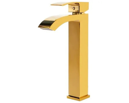 Смеситель для накладной раковины,золото глянцевое FELICE 1025 ORO