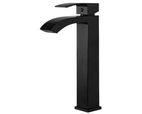 Смеситель для накладной раковины,черный матовый FELICE 1025 NERO OPACO