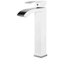 Смеситель для накладной раковины,хром белый FELICE 1025 B CROMO-BIANCO