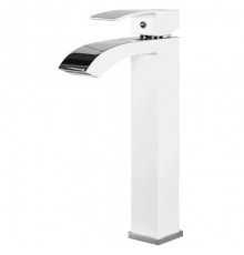 Смеситель для накладной раковины,хром белый FELICE 1025 B CROMO-BIANCO