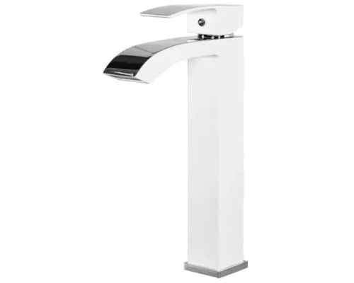 Смеситель для накладной раковины,хром белый FELICE 1025 B CROMO-BIANCO