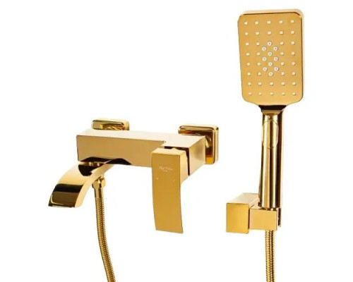 Смеситель для ванны с душем,золото глянцевое FELICE 1040 ORO