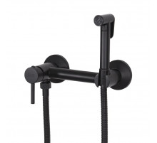 Гигиенический душ со смесителем встраиваемый, Черный матовый FELICE 5515 N NERO OPACO