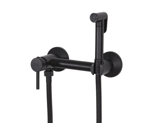 Гигиенический душ со смесителем встраиваемый, Черный матовый FELICE 5515 N NERO OPACO