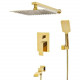 Встраиваемая душевая система для ванны и душа,золото глянцевое FELICE 1020 ORO