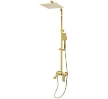 Душевая система с тропическим душем и смесителем,золото глянец FELICE 1060 ORO