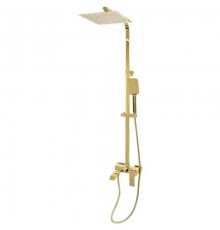 Душевая система с тропическим душем и смесителем,золото глянец FELICE 1060 ORO