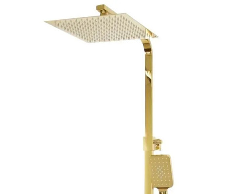 Душевая система с тропическим душем и смесителем,золото глянец FELICE 1060 ORO