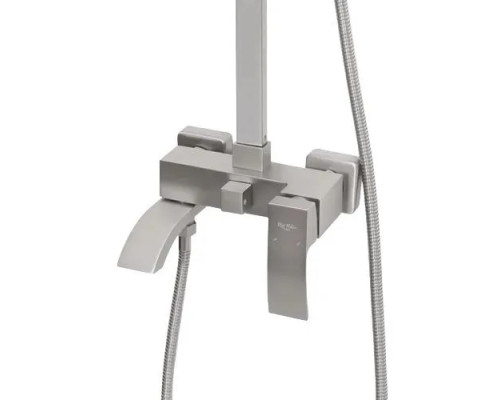 Душевая система с тропическим душем и смесителем,никель FELICE 1060 NICHEL