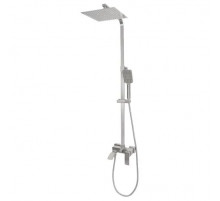 Душевая система с тропическим душем и смесителем,никель FELICE 1060 NICHEL