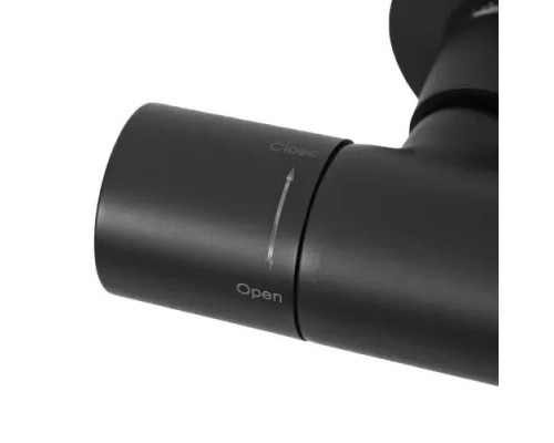 Душевая система с тропическим душем и термостатом,черный матовый FELICE 1260 NERO OPACO