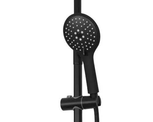 Душевая система с тропическим душем и термостатом,черный матовый FELICE 1260 NERO OPACO
