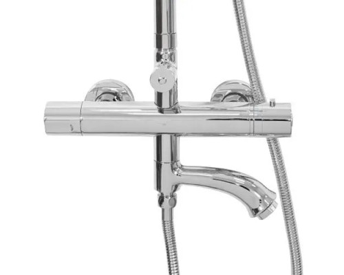 Душевая система с тропическим душем и термостатом,хром FELICE 1260