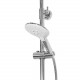 Душевая система с тропическим душем и термостатом,хром FELICE 1260
