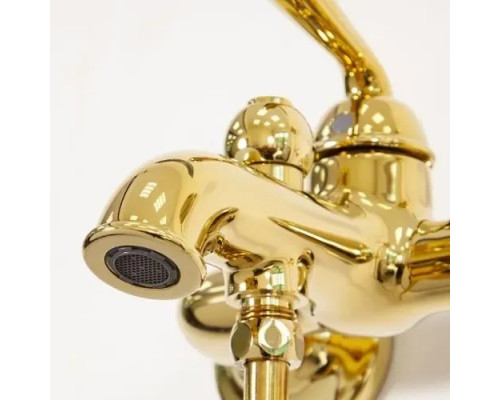 Смеситель для ванны с душем,золото глянцевое FELICE 0540 ORO