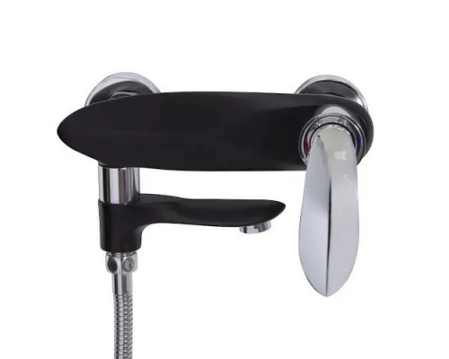 Смеситель для ванны с душем,черный матовый/хром FELICE 9040 NERO OPACO