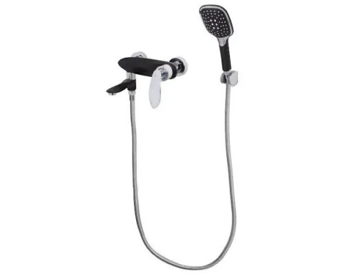 Смеситель для ванны с душем,черный матовый/хром FELICE 9040 NERO OPACO