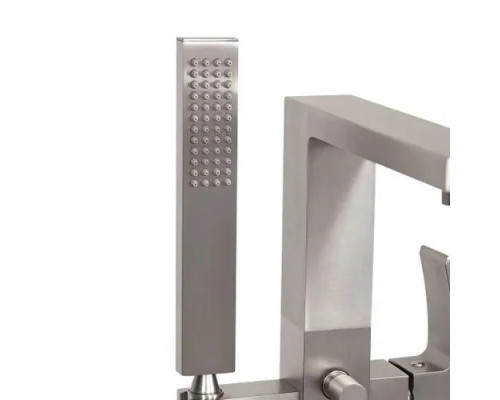 Напольный смеситель для ванны отдельностоящий с лейкой,никель FELICE 1050 NICHEL