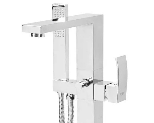 Напольный смеситель для ванны отдельностоящий с лейкой,хром FELICE 1050 CROMO