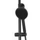 Душевая система с тропическим душем и смесителем VIVI FELICE FELICE 8060 NERO OPACO