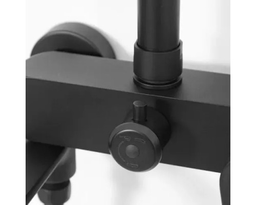 Душевая система с тропическим душем и смесителем VIVI FELICE FELICE 8060 NERO OPACO