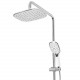 Душевая система с тропическим душем и смесителем,хром FELICE 9060 CROMO