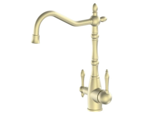 Смеситель для кухни с подключением к фильтру,золото матовое FELICE 1819-12 ORO OPACO