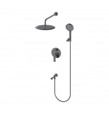 Встраиваемый душевой комплект,графит/оружейная сталь FELICE 8020 GUN METAL
