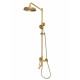 Душевая система с тропическим душем,бронза FELICE 0560 BRONZO