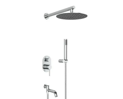 Встраиваемая душевая система с тропическим душем,хром FELICE 0620 CROMO