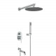 Встраиваемая душевая система с тропическим душем,хром FELICE 0620 CROMO