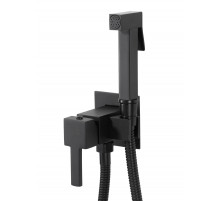 Гигиенический душ со смесителем встраиваемый, Черный матовый FELICE 3515 NERO OPACO