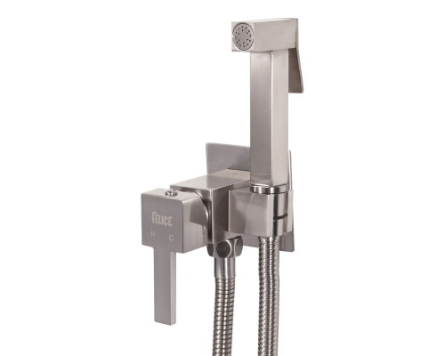 Гигиенический душ со смесителем встраиваемый, Никель FELICE 3515 NICHEL