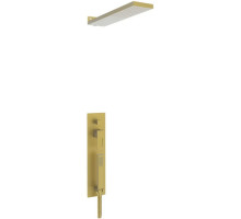 Встраиваемая душевая система с тропическим душем,матовое золото FELICE 0720 ORO OPACO