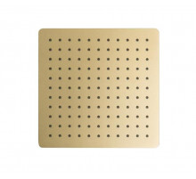 Верхний душ квадратный 30-30,матовое золото FELICE F 300 Q ORO OPACO