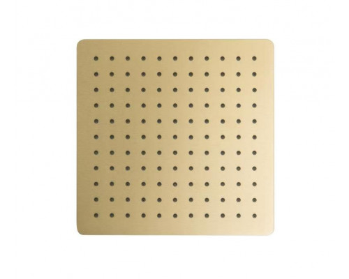 Верхний душ квадратный 30-30,матовое золото FELICE F 300 Q ORO OPACO