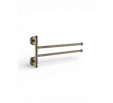 Держатель для полотенец двойной поворотный,бронза FELICE N 1023 BRONZO