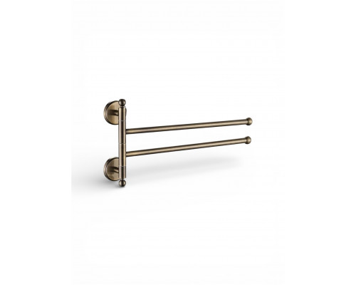 Держатель для полотенец двойной поворотный,бронза FELICE N 1023 BRONZO