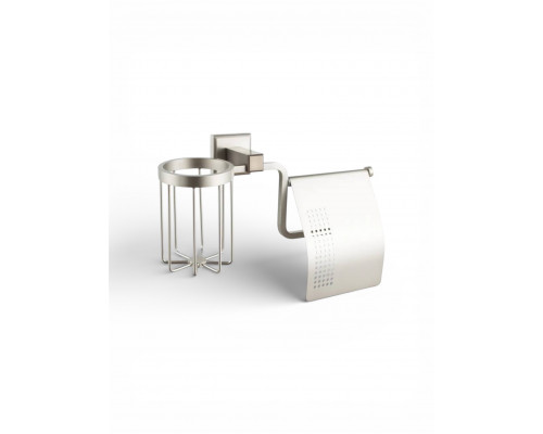 Держатель для туалетной бумаги и освежителя воздуха,никель FELICE FL 1007-D NICHEL