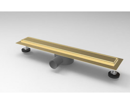 Душевой лоток с сифоном 600мм,матовое золото FELICE V-600 ORO OPACO