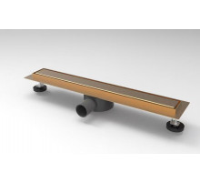 Душевой лоток с сифоном 700мм,матовая медь FELICE V-700 RAME SPAZZOLATO