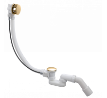 Слив-перелив полуавтоматический с системой клик-клак,золото глянец FELICE F 2 ORO