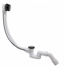 Слив-перелив полуавтоматический с системой клик-клак,матовый черный FELICE F 2 NERO OPACO