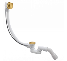 Слив-перелив полуавтоматический с системой клик-клак,матовое золото FELICE F 2 ORO OPACO