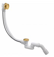 Слив-перелив полуавтоматический с системой клик-клак,матовое золото FELICE F 2 ORO OPACO