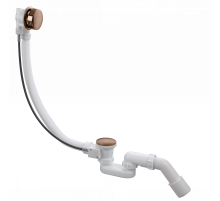 Слив-перелив полуавтоматический с системой клик-клак,матовая медь FELICE F 2 RAME SPAZZOLATO